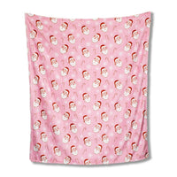 Santa Cutie Throw Blanket