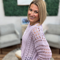 Lilah - Open Knit Summer Sweater