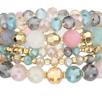 Glass Bead Bracelet Stacks