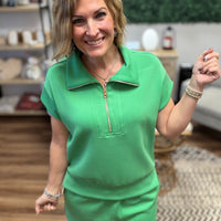 Laguna Half-Zip Ace Set - Green Pop