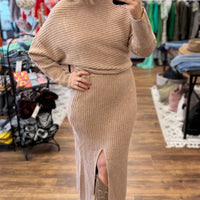 Midi Knit Sweater Dress