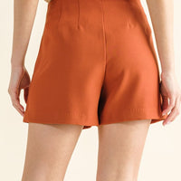 Basic Pleated Shorts