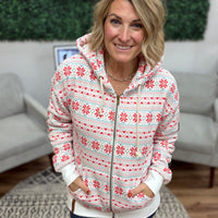 Comfort Zone FullZip - Frosted Fairisle