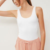 Basic Scoop Neck Tank Bodysuit