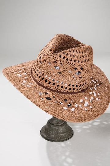Handwoven Open-Weave Panama Hat