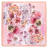 Floral Print Satin Bandana