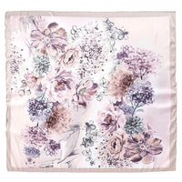 Floral Print Satin Bandana