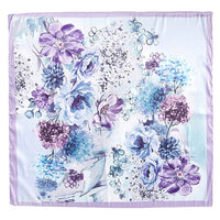 Floral Print Satin Bandana