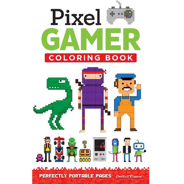 Pixel Gamer - Pocket Coloring Book