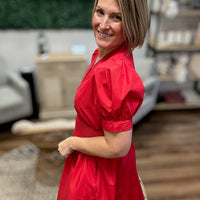 Scarlet Statement Zip Dress