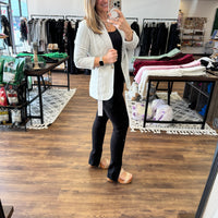 Ripley - Tapered Leggings with Front Slit