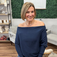 Day to Night Dolman - Navy