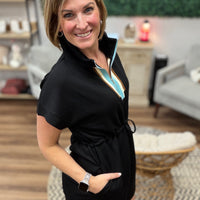 Coastal Club Zip Dress