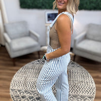 Dahlia Striped Overalls