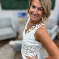 Everyday Luxe Strappy Tank - Ivory