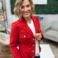 Liverpool - Peplum Jacket with Tab Detail