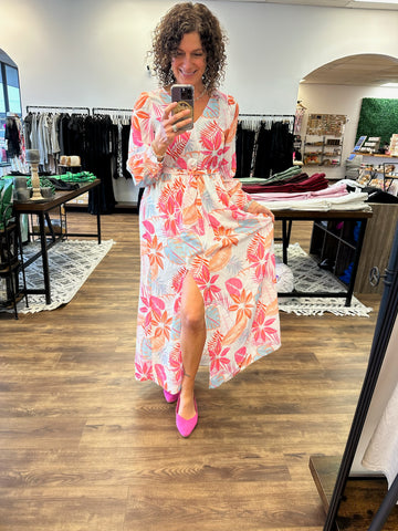 Dakota - Floral Long Sleeve Maxi Dress