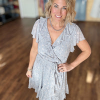 The Bluebell Ruffle Wrap Dress