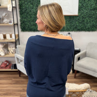 Day to Night Dolman - Navy