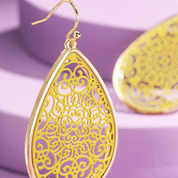 Filigree Teardrop Earrings