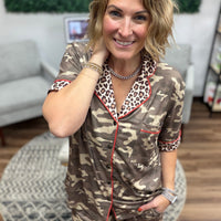 Christmas Luxe Pajama Set - Camo