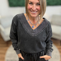 Vintage Mineral Wash Jumpsuit