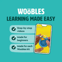 Woobles Beginner Crochet Kit - Billy the Unicorn