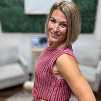 Fishnet Sweater Vest