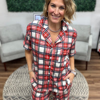 Christmas Luxe Pajama Set - Plaid