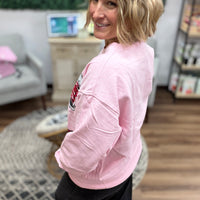 Tutu Santa Bow Graphic Sweatshirt