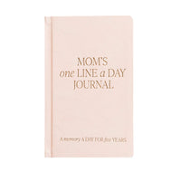 Mom's One Line a Day Leather Journal