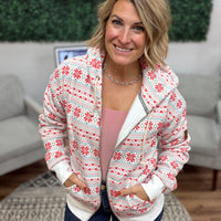 Comfort Zone FullZip - Frosted Fairisle