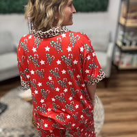 Christmas Luxe Pajama Set - Candy Canes