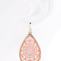 Filigree Teardrop Earrings