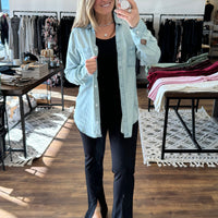 Annie - Slit Hem and Pintuck Flare Stretch Pants