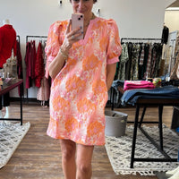 Peach Bottom Shift Dress