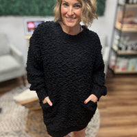 Bouclé Cozy Pocket Sweater Dress
