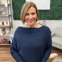 Day to Night Dolman - Navy