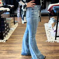 Judy Blue - High Rise Tummy Control Flare w/Release Hem