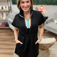 Coastal Club Zip Dress