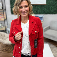 Liverpool - Peplum Jacket with Tab Detail