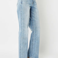 Judy Blue - High Rise Light Wash Straight Leg