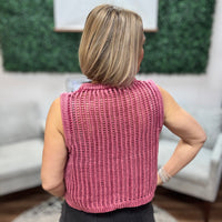 Fishnet Sweater Vest