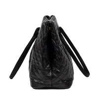 Scout - Miss Manors Tote - Black Quilted