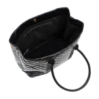 Scout - Miss Manors Tote - Black Quilted