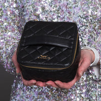Scout - Hidden Gem Jewelry Case - Black Quilted