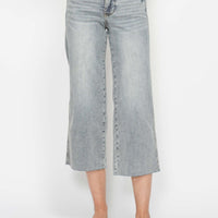 Judy Blue - Tummy Control Wide Leg Crop