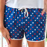 Americana Edit: Best Ever Shorts - Americana Polka Dots {Special Order}