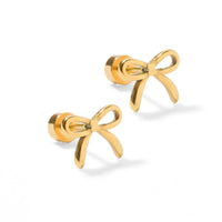 Flat Back Earrings - Sadie Bows