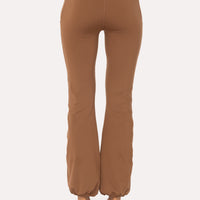 Bubble Hem Leggings - Cocoa Dust